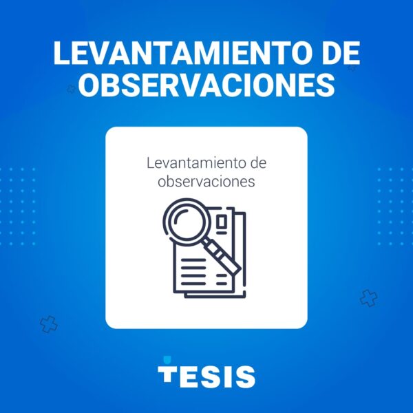 Levantamiento de observaciones